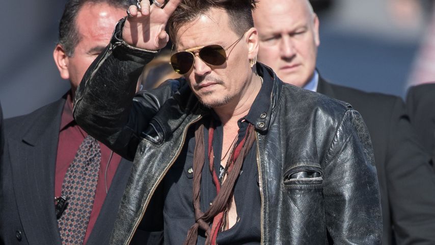 Johnny Depp auf dem Weg zu "Jimmy Kimmel Live!"