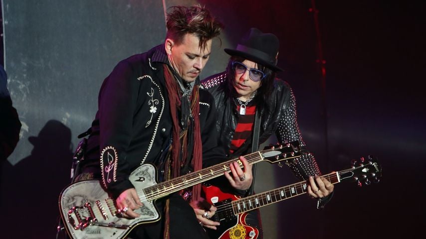 Johnny Depp und Joe Perry bei "Rock in Rio Lisboa"