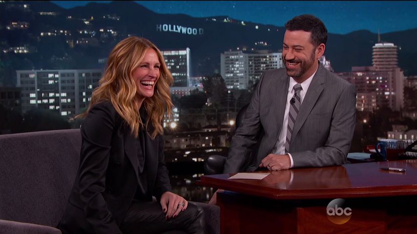 Julia Roberts und Jimmy Kimmel