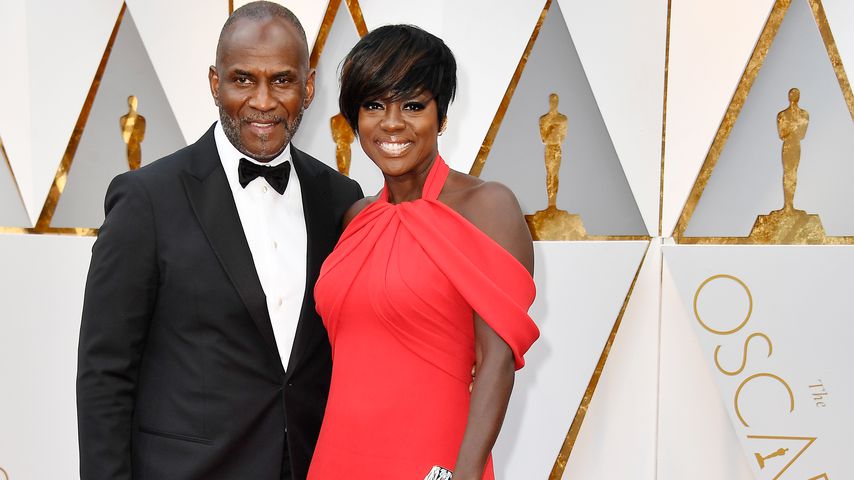 Julius Tennon und Viola Davis bei der Oscar-Verleihung in Hollywood 2017