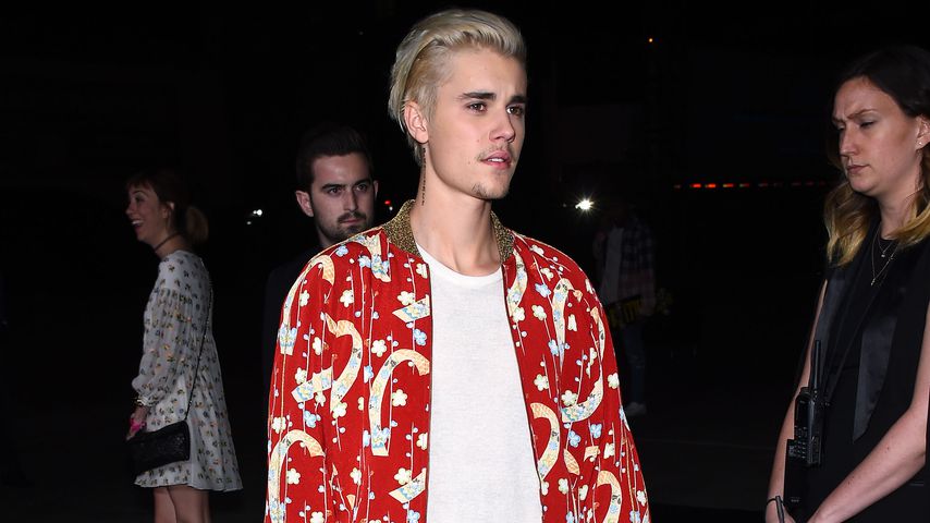 Justin Bieber bei einem Event von Saint Laurent