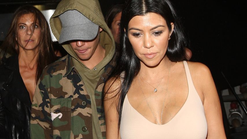 Justin Bieber und Kourtney Kardashian