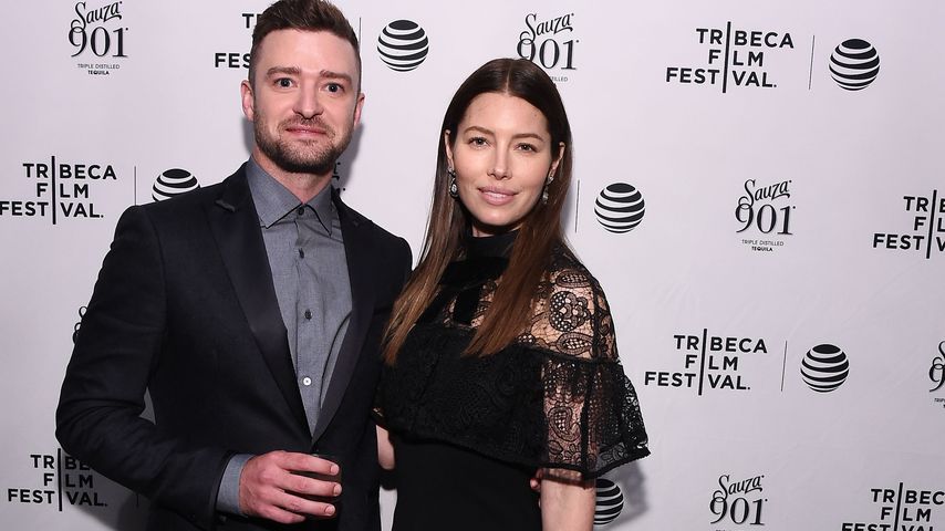Justin Timberlake und Jessica Biel beim Tribeca Film Festival in New York