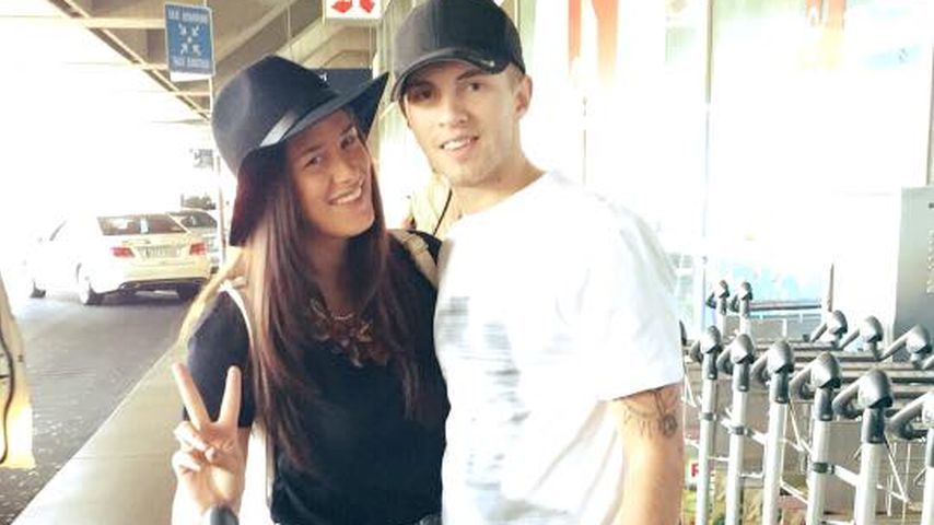 Justine Dippl und Ex-Dschungelkönig Joey Heindle