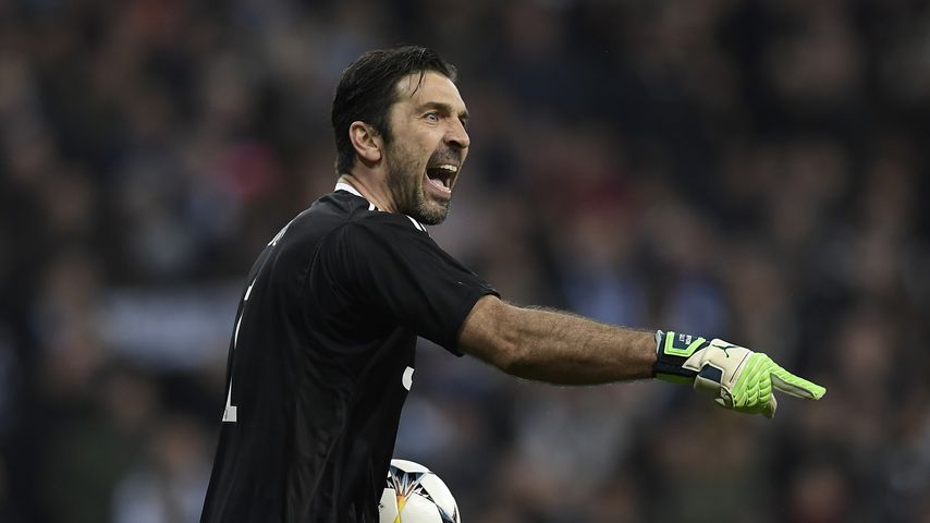 Juventus Turin-Torwart Gianluigi Buffon während eines Champions League-Spiels gegen Real Madrid