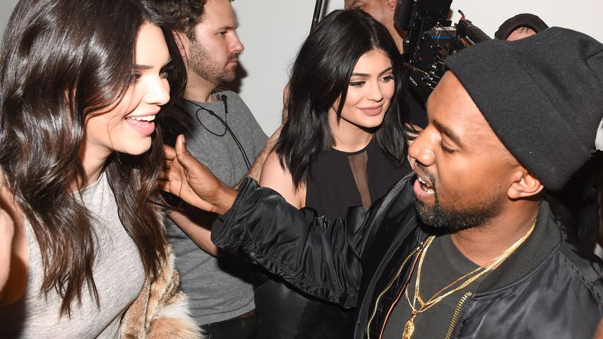Kylie Jenner, Kanye West und Kendall Jenner
