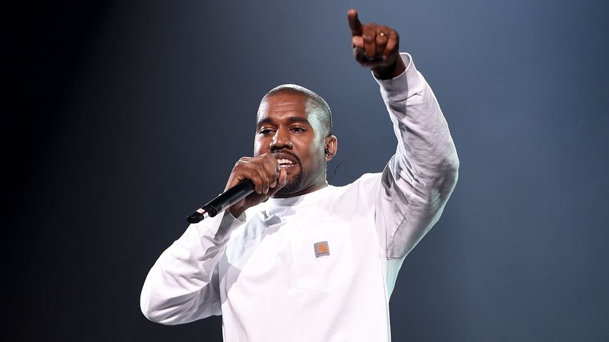 Kanye West auf einem Konzert in New York