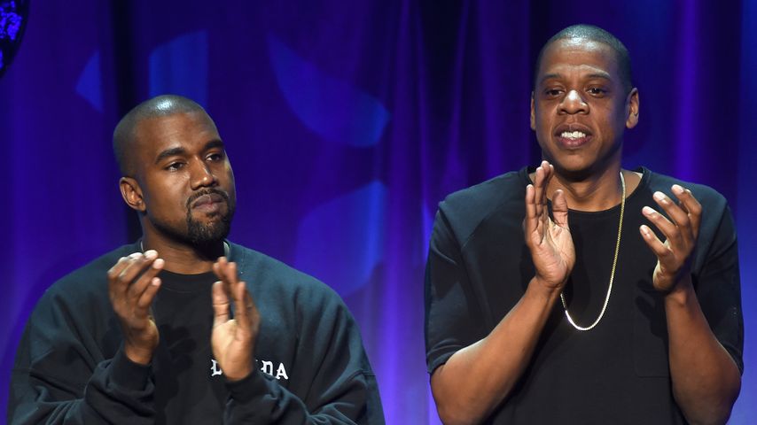 Kanye West und Jay-Z im März 2015 in New York