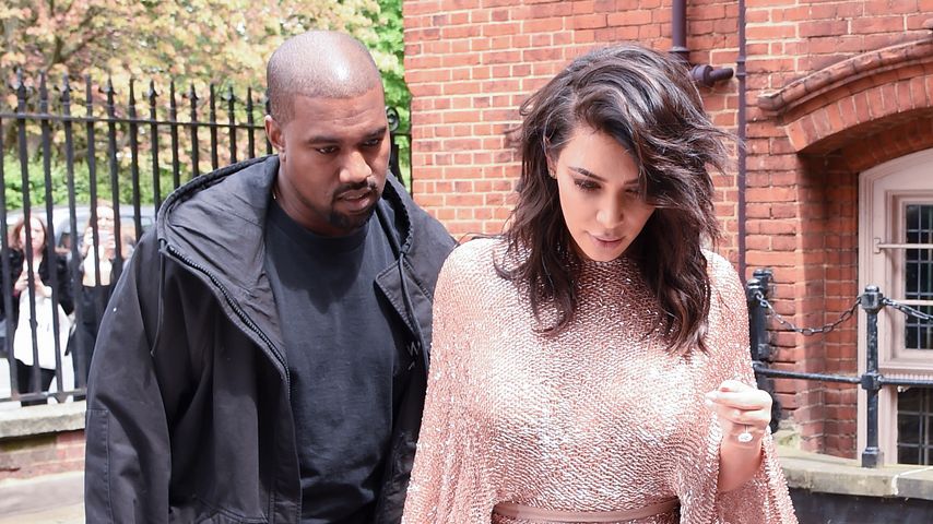 Kanye West und Kim Kardashian in London