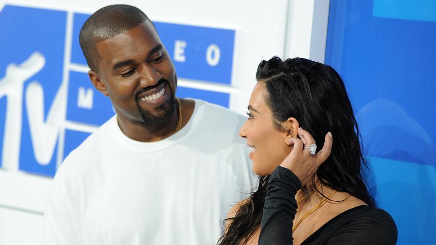 Kanye West und Kim Kardashian bei den "2016 MTV Video Music Awards"