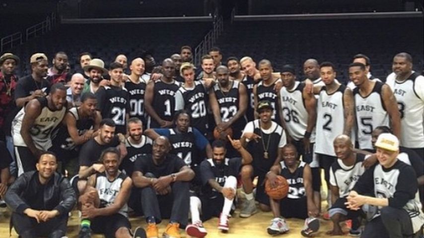 Justin Bieber, Kim Kardashian und Kanye West