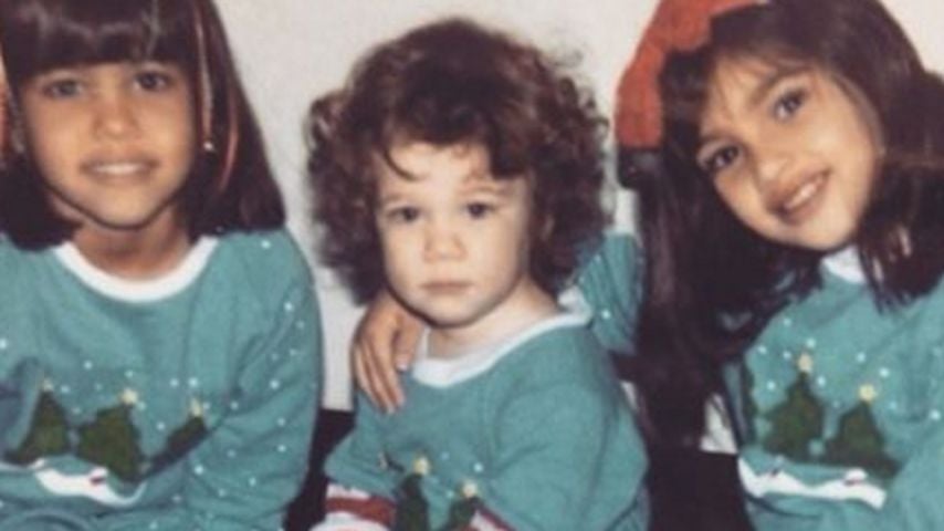 Die Kardashian-Schwestern im Jahr 1986