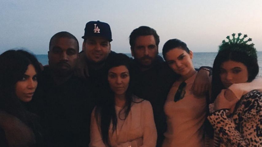 Kylie Jenner, Kim Kardashian, Kanye West, Kendall Jenner, Robert Kardashian, Kourtney Kardashian und