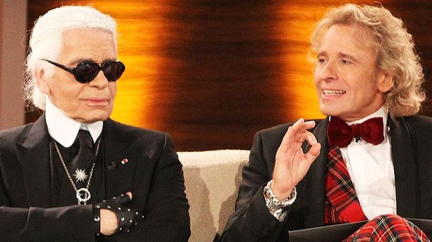 Thomas Gottschalk und Karl Lagerfeld