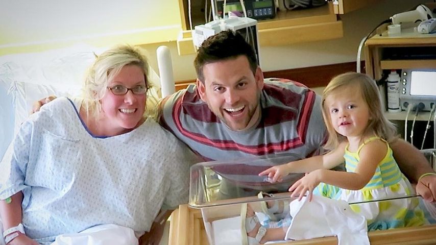 Katie, Cullen und Macey Gaines im Krankenhaus