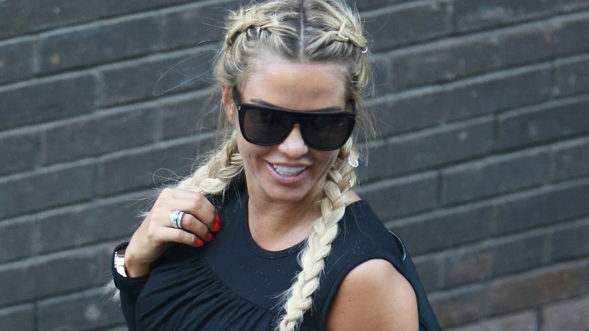 Katie Price auf dem Gelände der ITV Studios in London