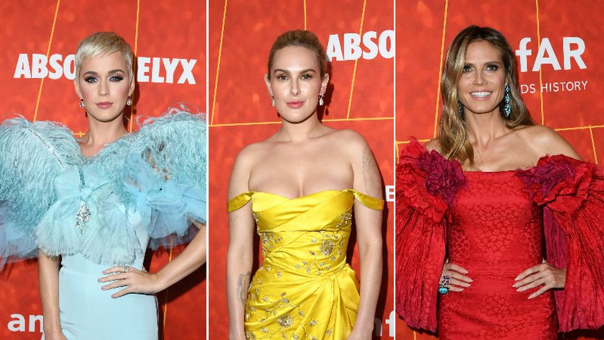 Heidi Klum & Co. ganz bunt: Die Traum-Looks der amfAR Gala!
