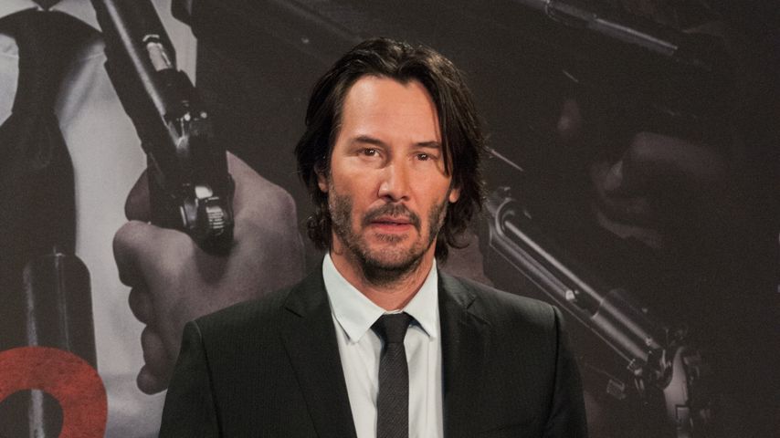 Keanu Reeves bei der Pressekonferenz in Berlin