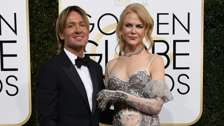 Keith Urban und Nicole Kidman bei den Golden Globes 2017