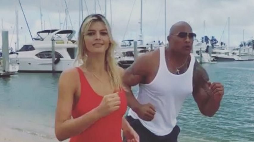 Dwayne "The Rock" Johnson und Kelly Rohrbach