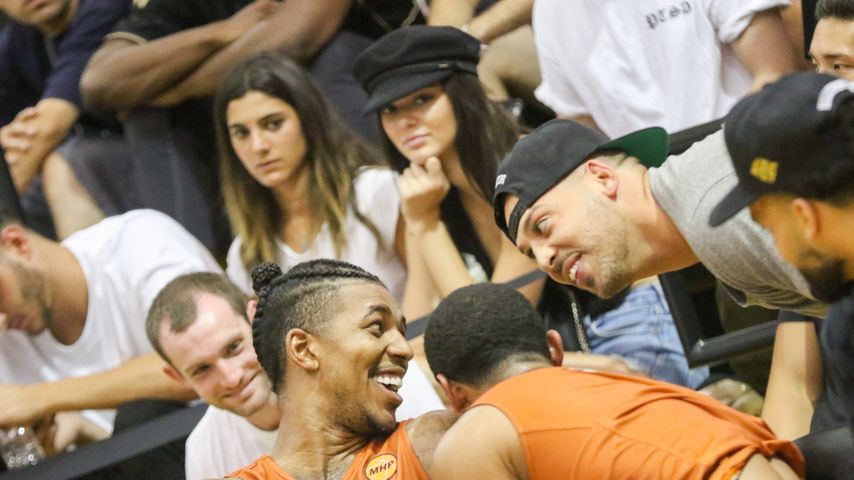 Kendall Jenner bei einem Basketballspiel in LA