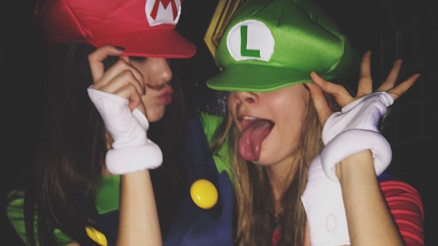 Kendall Jenner und Cara Delevingne an Halloween 2014