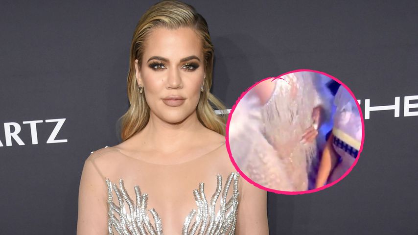 Auf rauschender Xmas-Party: Khloe K. zeigt ihren Baby-Bauch!