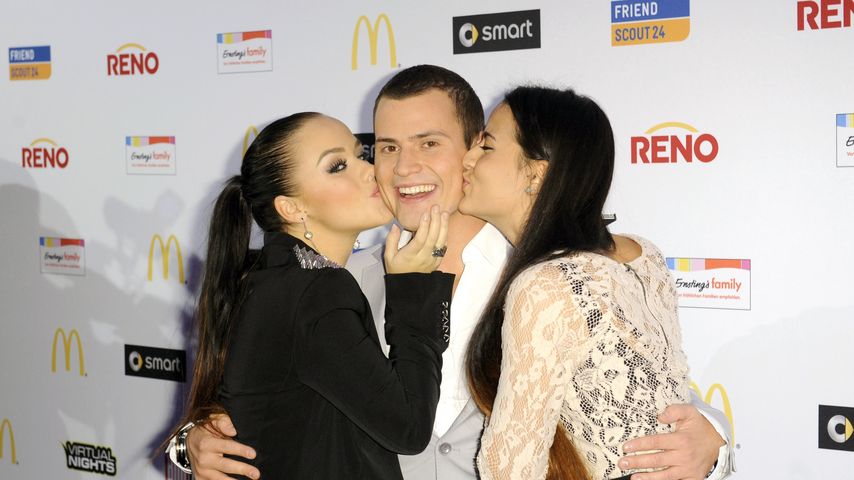 Kim Gloss, Rocco Stark und seine Schwester Aurora bei der Verleihung des "German Soap"-Awards in Ber