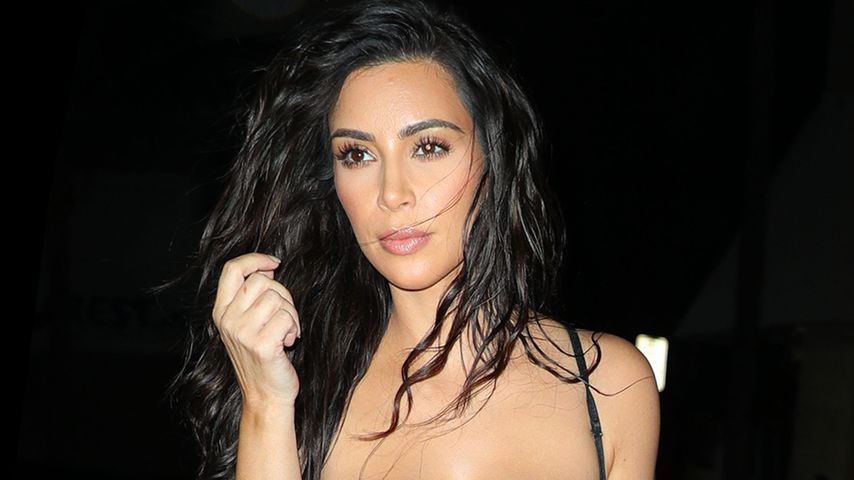 Kim Kardashian auf dem Weg zum Dinner in Miami