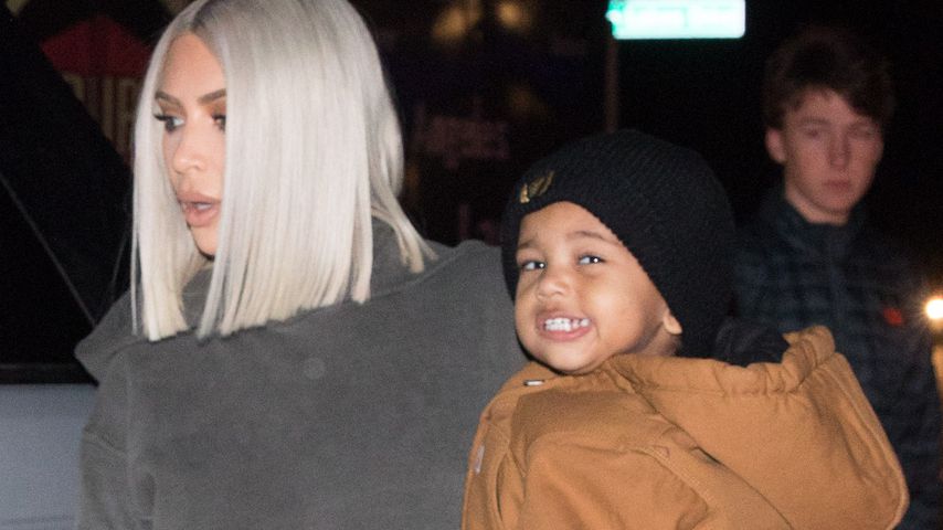 Kim Kardashian mit Baby Saint West in Thousand Oaks