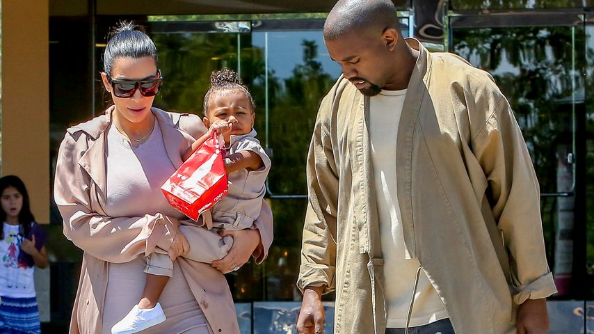 Kim Kardashian, Kanye West und North West