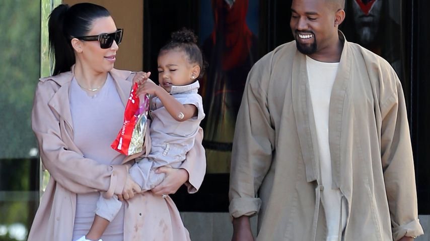 Kim Kardashian, Kanye West und North West