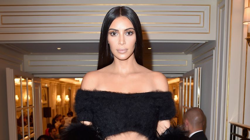Kim Kardashian auf der Pariser Fashion Week