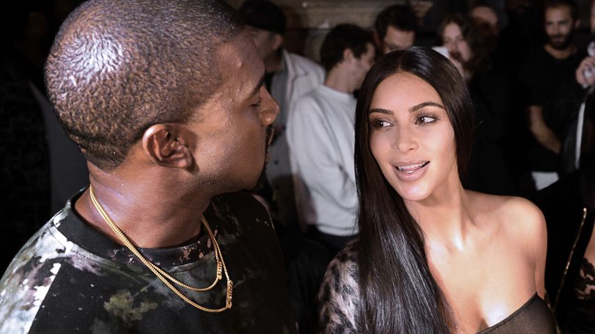 Kim Kardashian und Kanye West 2016 in Paris