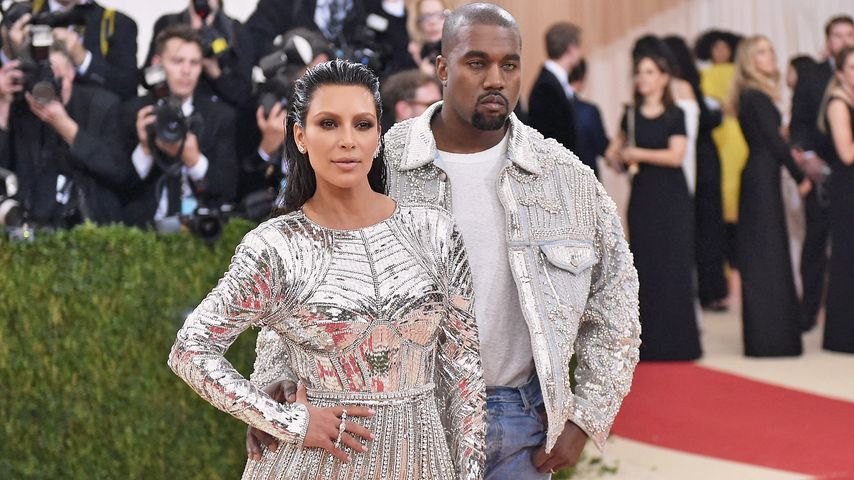 Kim Kardashian und Kanye West bei der MET-Gala in New York