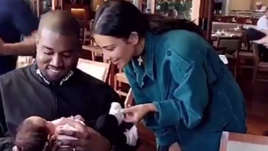 Kim Kardashian und Kanye West