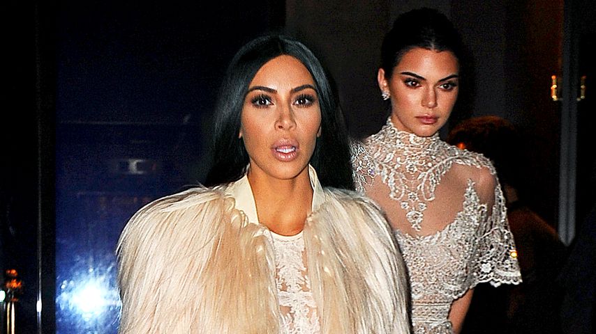 Kim Kardashian und Kendall Jenner am Set von "Ocean's Eight" in New York