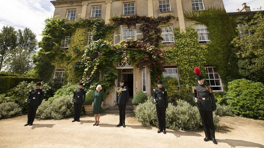 Königin Camilla vor dem Highgrove House, 2020