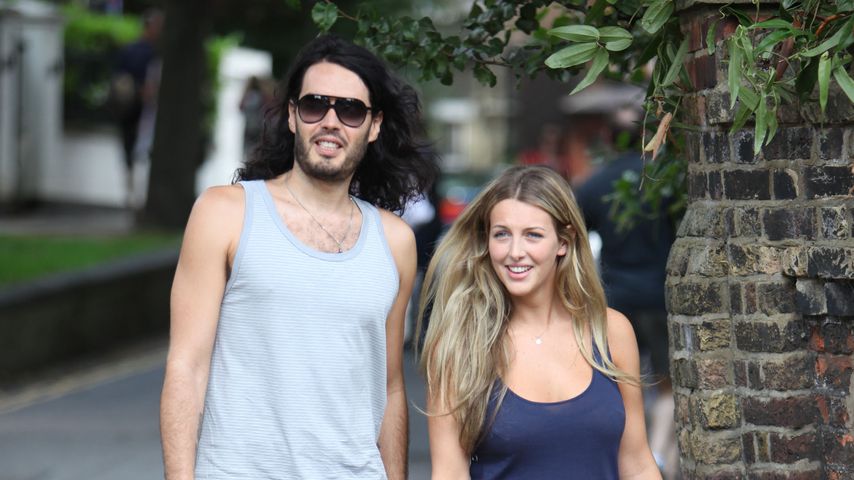 Komiker Russell Brand und Bloggerin Laura Gallacher