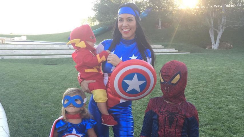 Kourtney Kardashian, Penelope Disick, Reign Disick und Mason Disick
