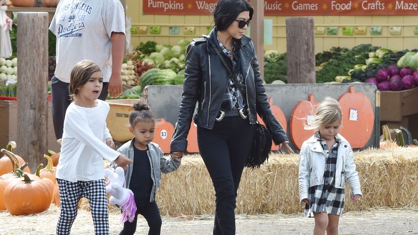 North West, Kourtney Kardashian, Penelope Disick und Mason Disick