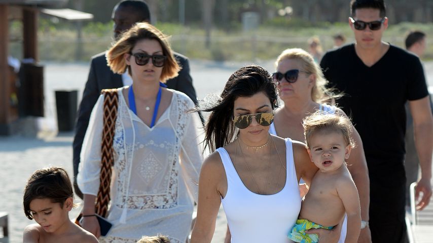 Kourtney Kardashian, Penelope Disick, Reign Disick und Mason Disick