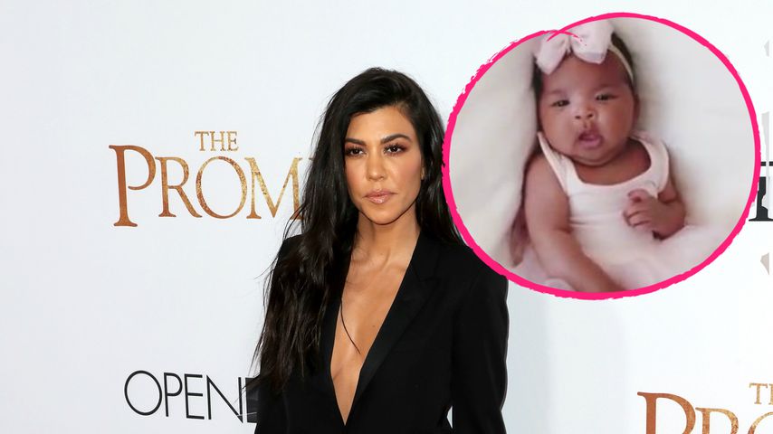Dicke Bäckchen: True Thompson verzaubert Tante Kourtney