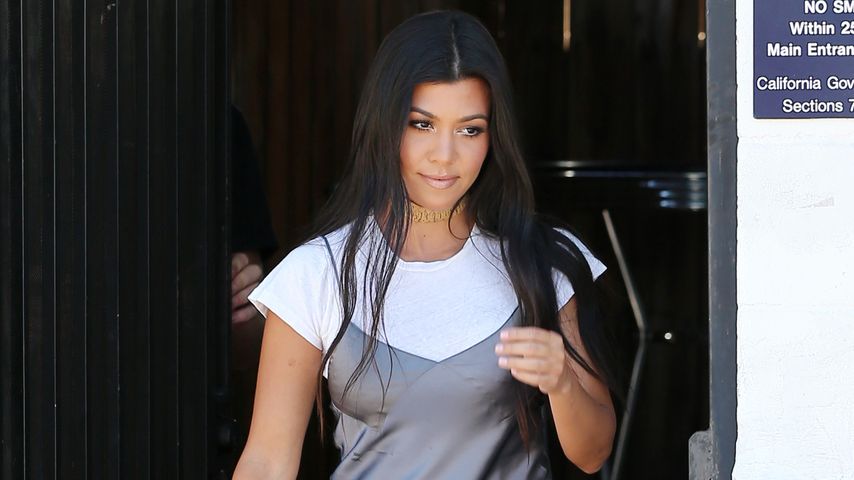 Kourtney Kardashian beim Verlassen des "Keeping up with the Kardashians"-Sets