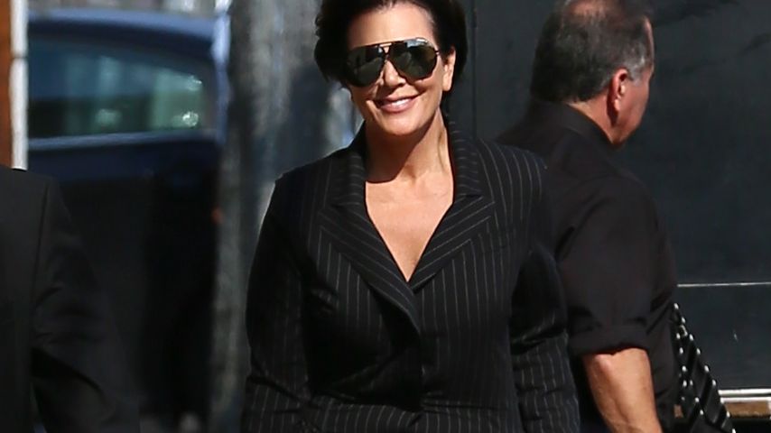 Kris Jenner vor den Live-Studios von Jimmy Kimmel in Los Angeles