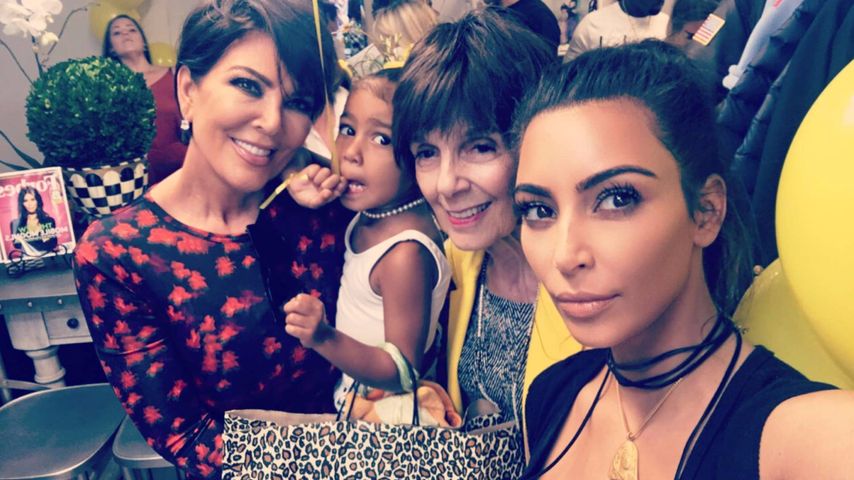 Kris Jenner, North West, Mary Jo und Kim Kardashian