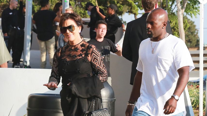 Kris Jenner und Corey Gamble beim Kanye West-Event "Famous"