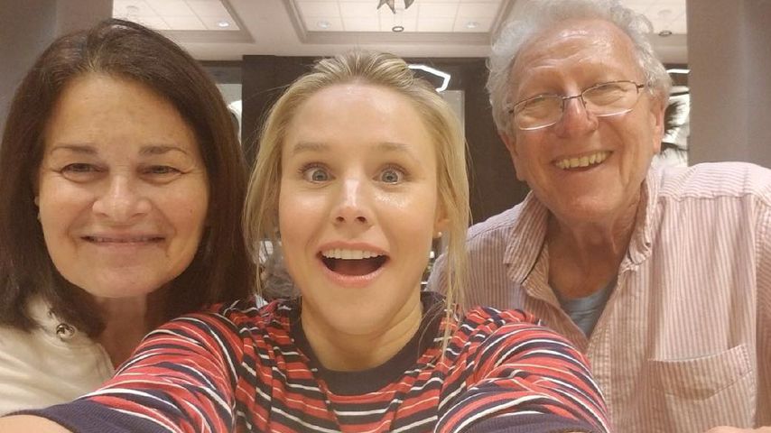 Kristen Bell mit Josh Gads Eltern
