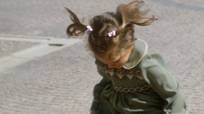 Kronprinzessin Victoria von Schweden im königlichen Palast in Stockholm im Jahr 1984