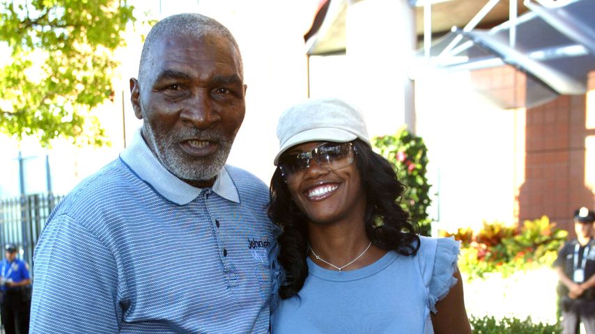 Richard Williams, Vater der Tennisstars Venus und Serena, mit Freundin Lakeisha im Jahre 2009